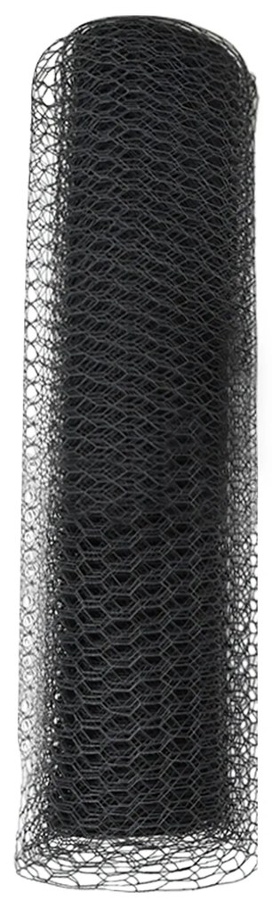 vidaXL Εξάγωνος Γκρι Φράκτης 0.6x100 μ Χάλυβα
