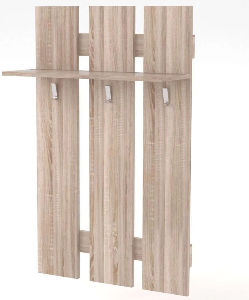 Κρεμάστρα Wie TO-TOPWIE60 60x23x100cm Sonoma Aidonitsa Μοριοσανίδα, Μελαμίνη