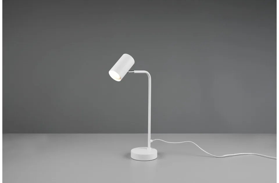Επιτραπέζιο Φωτιστικό 1xGU10 Κινητή Κεφαλή Marley Trio Lighting-512400131-Λευκό 512400131