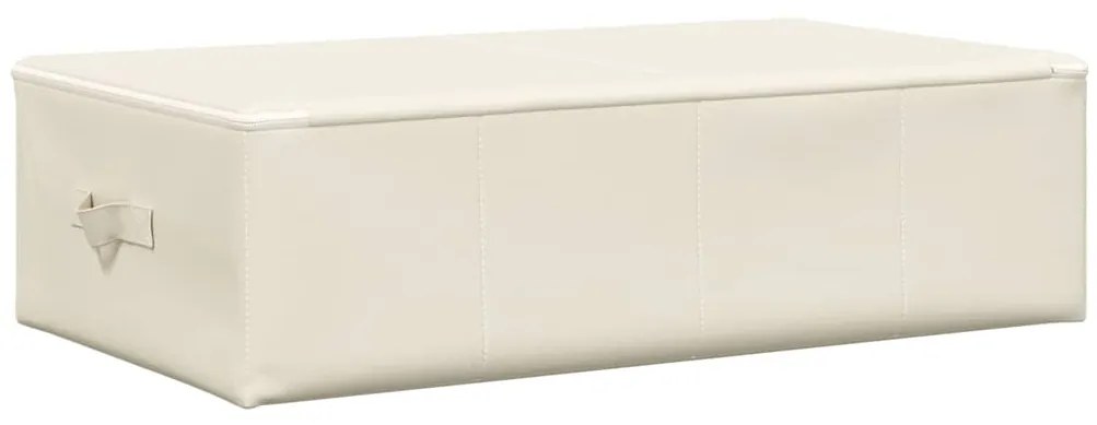 vidaXL Κουτιά Αποθήκευσης 2 τεμ. Κρεμ 70 x 40 x 18 εκ. Υφασμάτινα