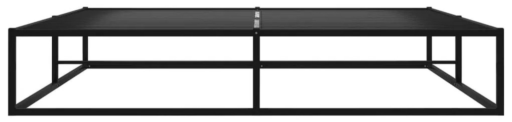 Πλαίσιο Κρεβατιού Μαύρο 180 x 200 εκ. Μεταλλικό - Μαύρο