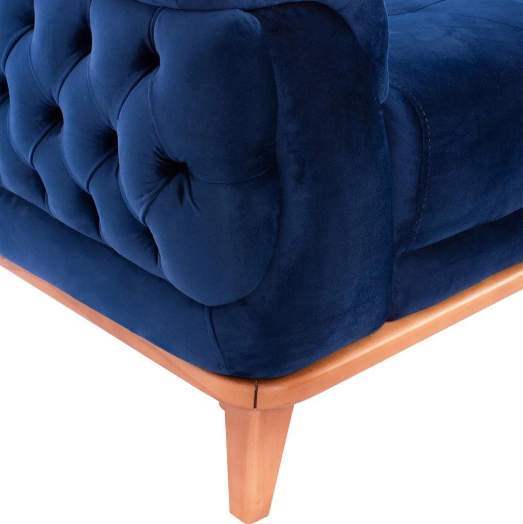 Καναπές - Κρεβάτι Bennington 2θέσιος Mπλέ 180x120x80 εκ.