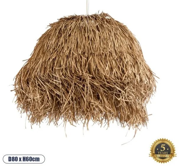 Boho Επιτραπέζιο Φωτιστικό Μονόφωτο 02158 GloboStar-2158-Καφέ 02158