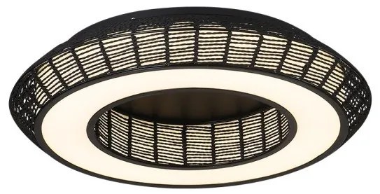 Πλαφονιέρα Φωτιστικό Οροφής LED 64W Μαύρο 3000Κ-6000Κ Dimmable Zeus-60-BK Sunlight-ZEUS-60-BK-Μαύρο ZEUS-60-BK