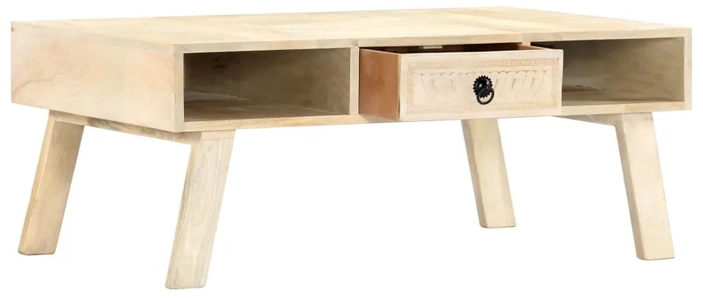 vidaXL Τραπεζάκι Σαλονιού 100 x 60 x 40 εκ. από Μασίφ Ξύλο Μάνγκο