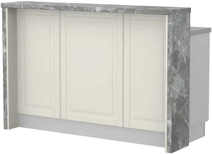 Πάγκος νησίδας Toscana-Μήκος: 150 εκ.-Siena marble