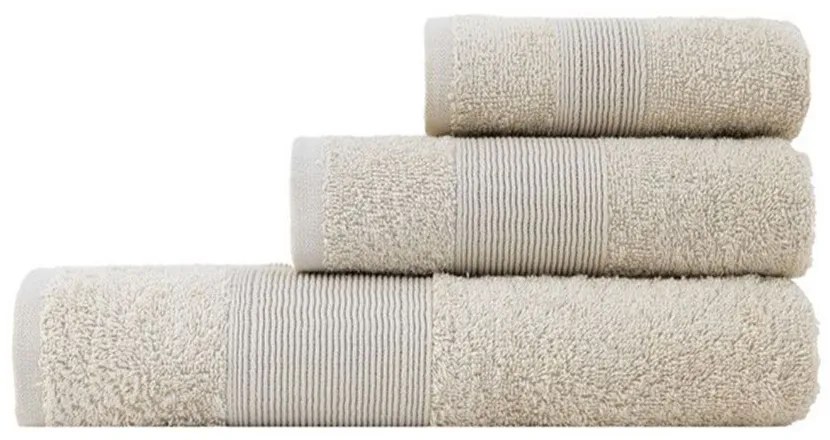 Πετσέτες Oasis (Σετ 3τμχ) Beige Nima Σετ Πετσέτες 70x140cm 100% Cotton