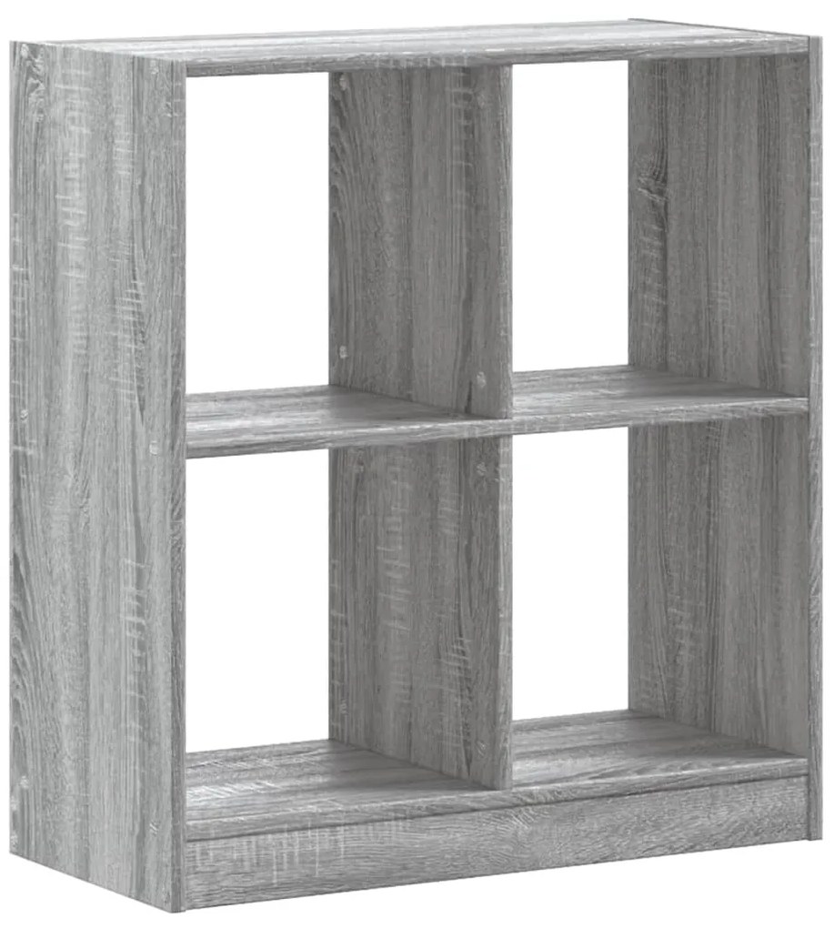 vidaXL Βιβλιοθήκη Γκρι Sonoma 68,5x32x75 κ. από Επεξεργ. Ξύλο
