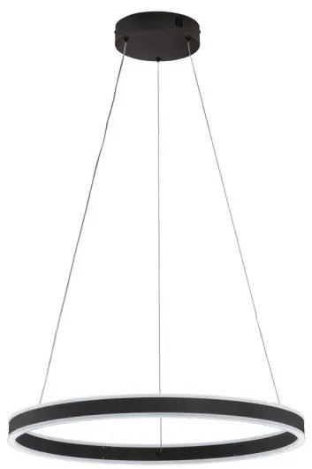 Κρεμαστό Φωτιστικό Οροφής LED 54W Sirko Μαύρο 2700-6500K 61048 Fischer Honsel-61048-Μαύρο 61048