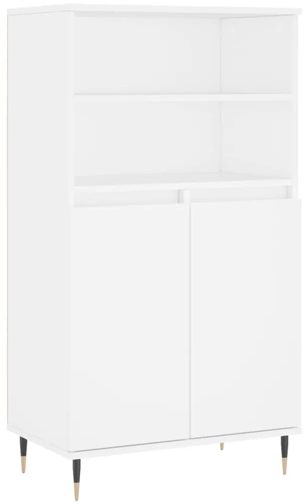 vidaXL Ντουλάπι Λευκό 60 x 36 x 110 εκ. από Επεξεργασμένο Ξύλο