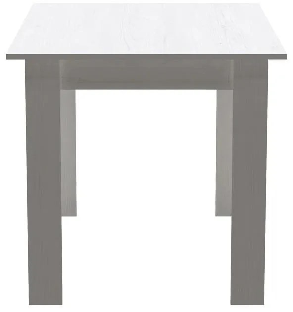 Τραπέζι Manka μελαμίνη σε λευκή απόχρωση 110x80x77εκ 110x80x77 εκ.