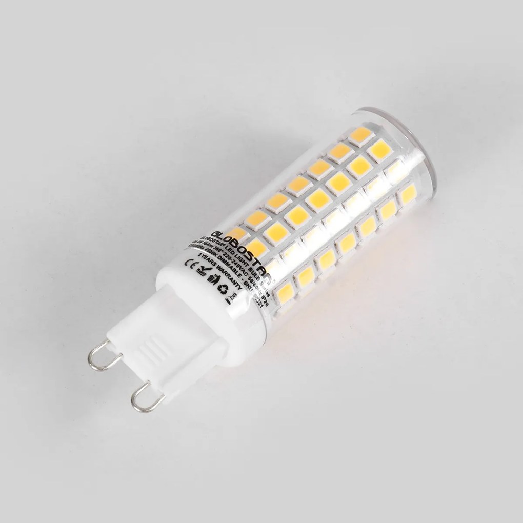 GloboStar 60391 Λάμπα LED G9 4W 564lm 360° AC 220-240V IP20 Φ1.86 x Υ6.3cm Φυσικό Λευκό 4500K Dimmable - 3 Years Warranty - 60391