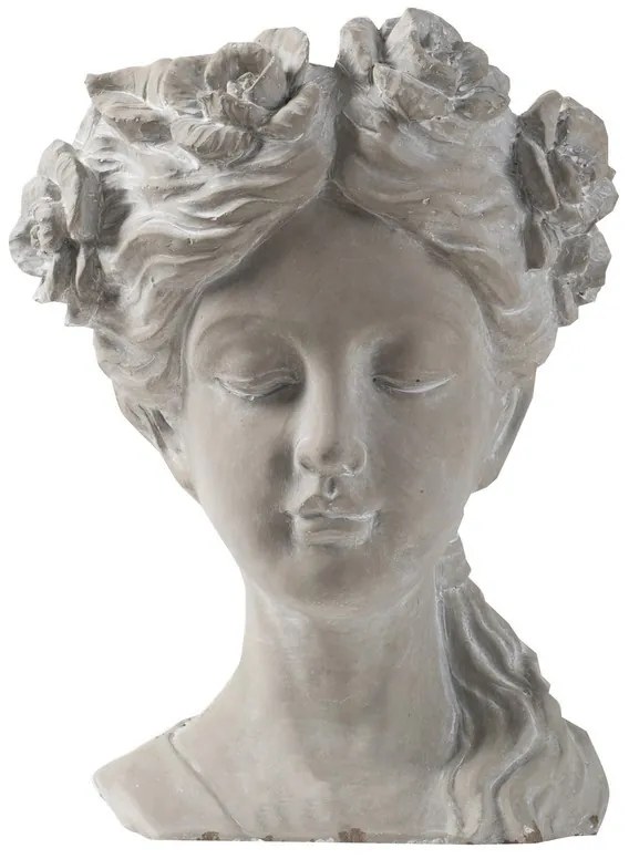 Artekko Cement Γκρι Κασπώ από Ρητίνη (27.5x24x39)cm Artekko D8030-M