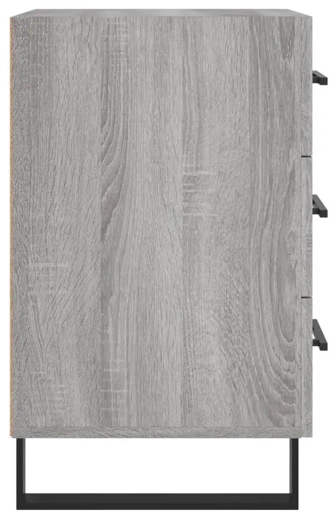 vidaXL Κομοδίνο Γκρι Sonoma 40 x 40 x 66 εκ. από Επεξεργασμένο Ξύλο