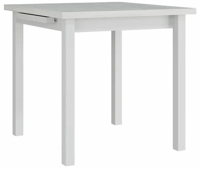 Τραπέζι Victorville 109, Άσπρο, 76x80x80cm, 22 kg, Επιμήκυνση, Πλαστικοποιημένη μοριοσανίδα, Ξύλο, Μερικώς συναρμολογημένο, Ξύλο: Οξιά | Epipla1.gr