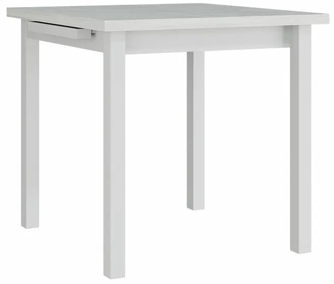 Τραπέζι Victorville 109, Άσπρο, 76x80x80cm, Επιμήκυνση, Πλαστικοποιημένη μοριοσανίδα, Ξύλο, Μερικώς συναρμολογημένο