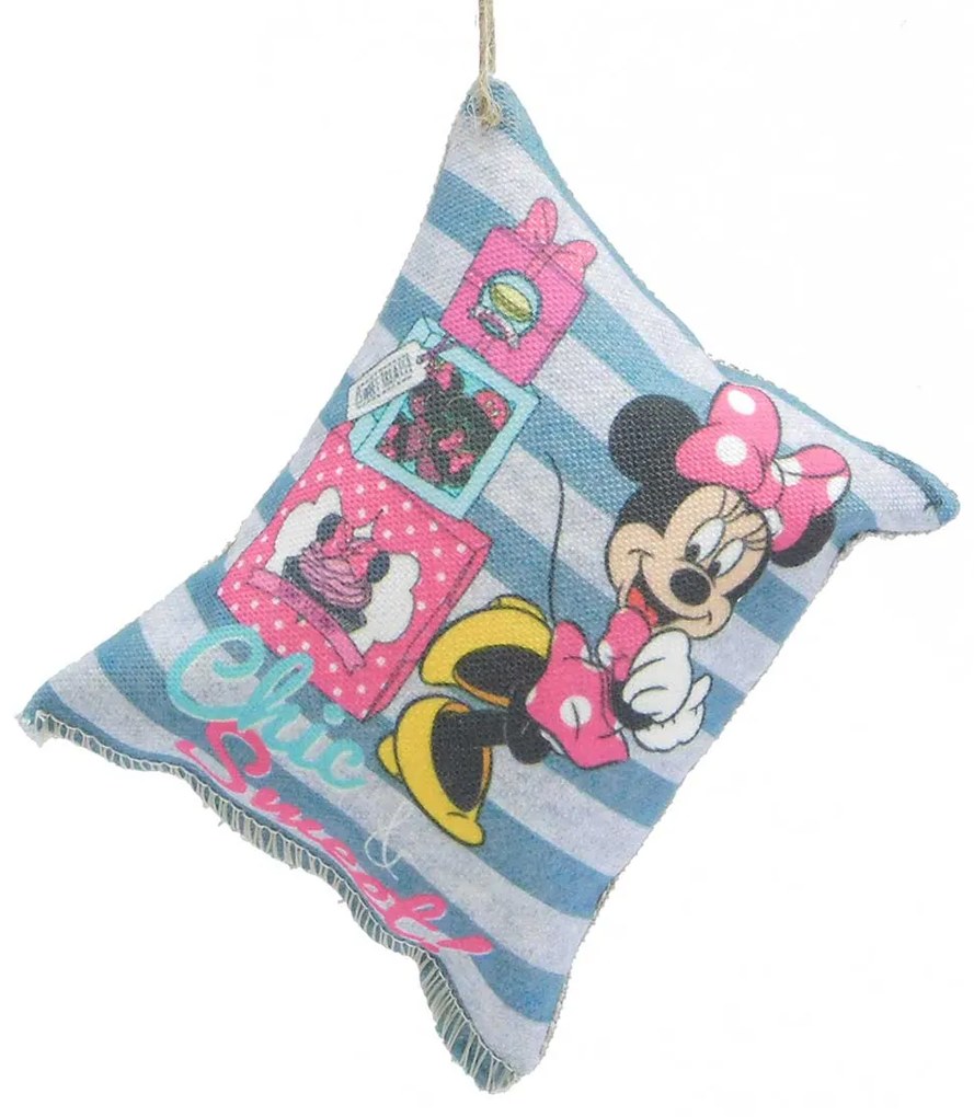 Χριστουγεννιάτικο Στολίδι Μαξιλαράκι Minnie 10cm 50490c