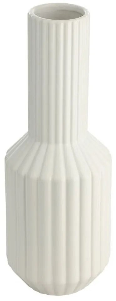 Βάζο Κεραμικό Hirado 421022 12,8x33,5cm White Eglo Κεραμικό