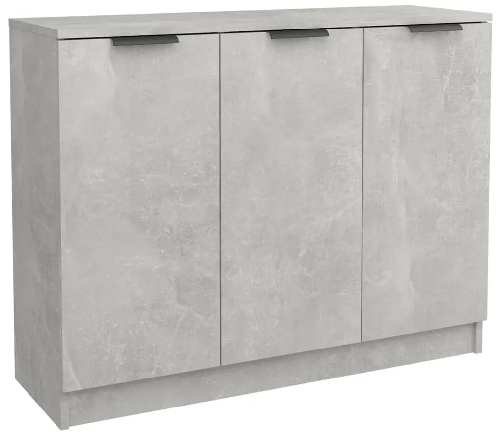 vidaXL Ντουλάπι Γκρι Σκυροδέματος 90,5x30x70 εκ. Επεξεργασμένο Ξύλο