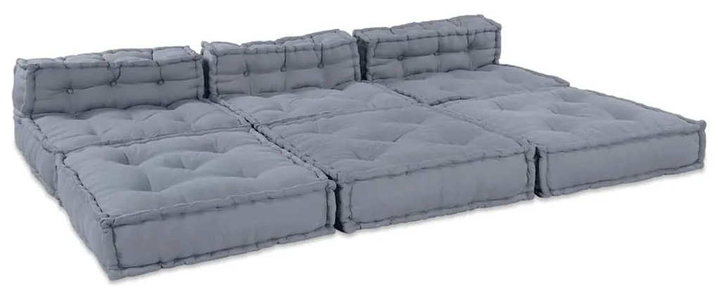 vidaXL Μαξιλάρι 4 pcs Γκρι 70 x 70 x 54 εκ Πολυεστέρας