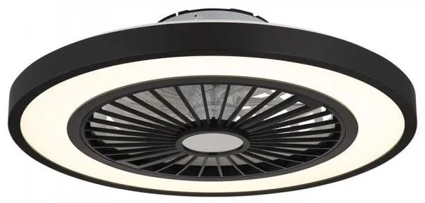 Ανεμιστήρας Οροφής LED 45W Μαύρο-Λευκό Dimmable Blizzak 03653 Globo Lighting 03653 Μαύρο