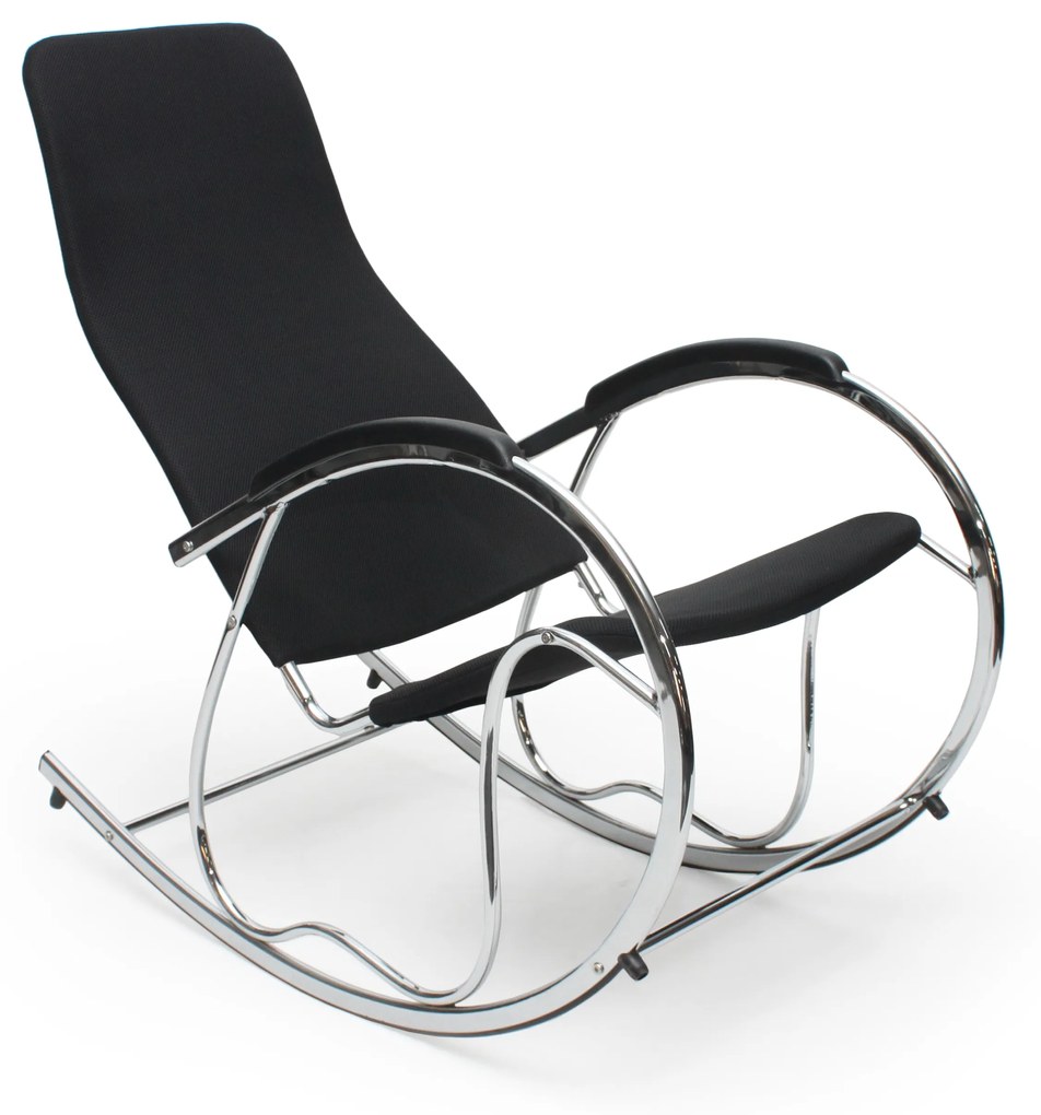 BEN 2 rocking chair color: black DIOMMI V-CH-BEN_2-FOT_BUJANY-CZARNY DIOMMI-60-20425