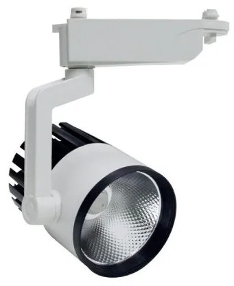 Σποτ Ράγας T00102 μεταλλικό LED 30W 4000K Inlight-T00102-WH-Μαύρο-Λευκό T00102-WH