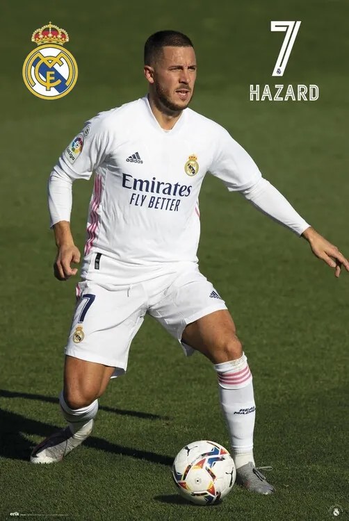 Αφίσα Real Madrid - Hazard 2020/2021