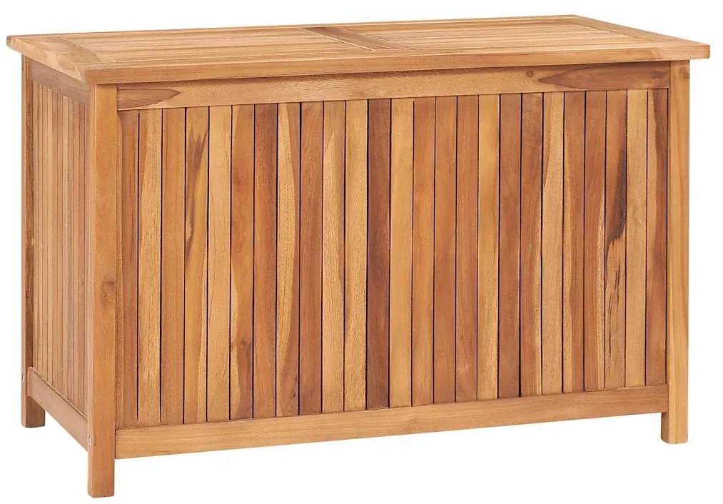 vidaXL Μπαούλο Αποθήκευσης Κήπου 90 x 50 x 58 εκ. από Μασίφ Ξύλο Teak