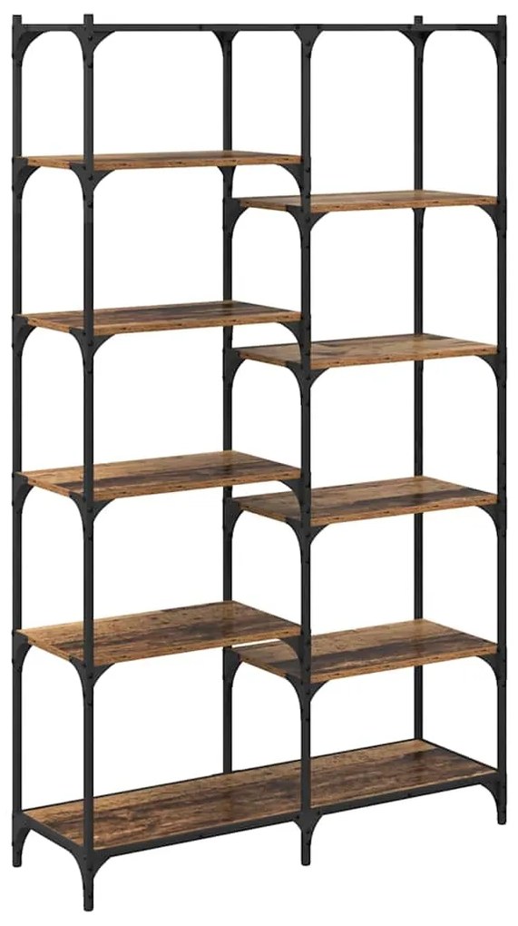 vidaXL Ράφι Βιβλίων Παλαιό ξύλο 100 x 32 x 170 εκ Επεξεργασμένο ξύλο