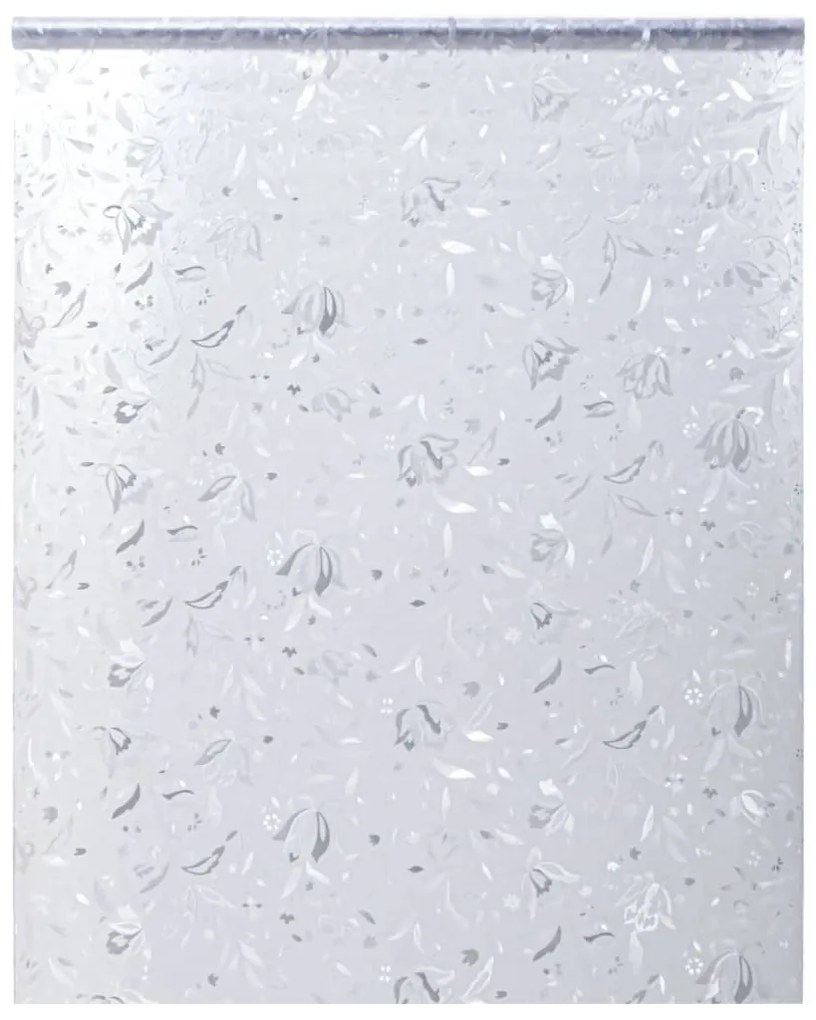 Μεμβράνη Παραθύρου Αμμοβολή Σχέδιο Λουλούδι 45x500 εκ. από PVC