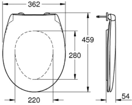 Καπάκι λεκάνης Grohe Soft Close Bau Ceramic