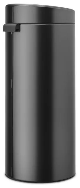 Κάδος Brabantia Touch Bin New 1008860, 30 l, αθόρυβο και ομαλό κλείσιμο, σκούρο γκρι