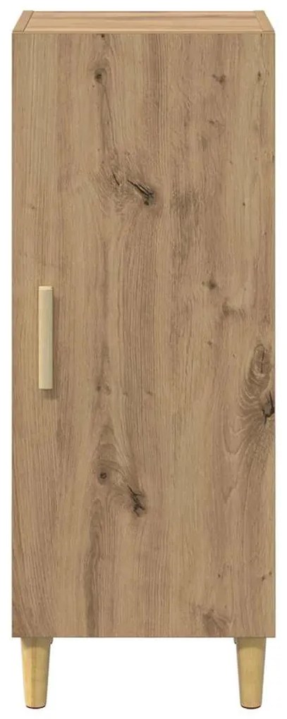 vidaXL Πλαϊνό γραφείο artisan δρυς 34,5 x 34 x 90 εκ.