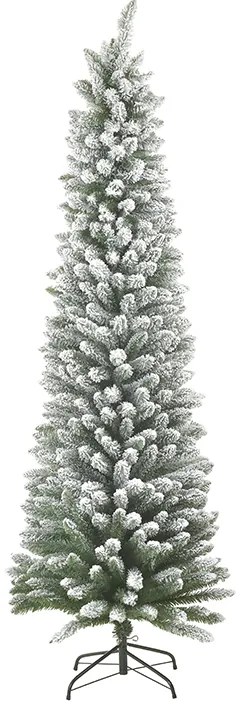 INART Δέντρο XMAS Χιονισμένο PVC 574 Tips Y210cm Λευκό-Πράσινο 2-85-613-0031