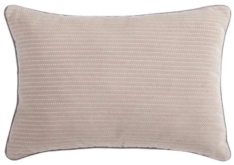 Μαξιλάρι Διακοσμητικό (Με Γέμιση) Santana Beige Nef-Nef Homeware 35X50 Πολυέστερ