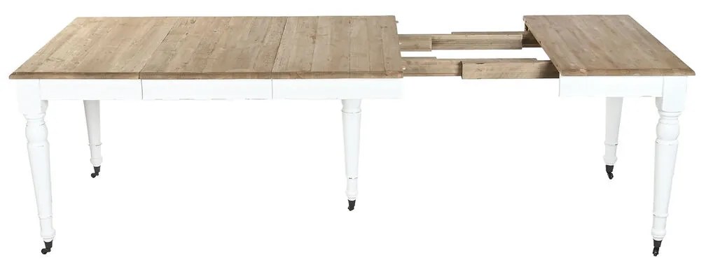 Τραπεζαρία Home ESPRIT Λευκό Έλατο 100 x 100 x 78 cm