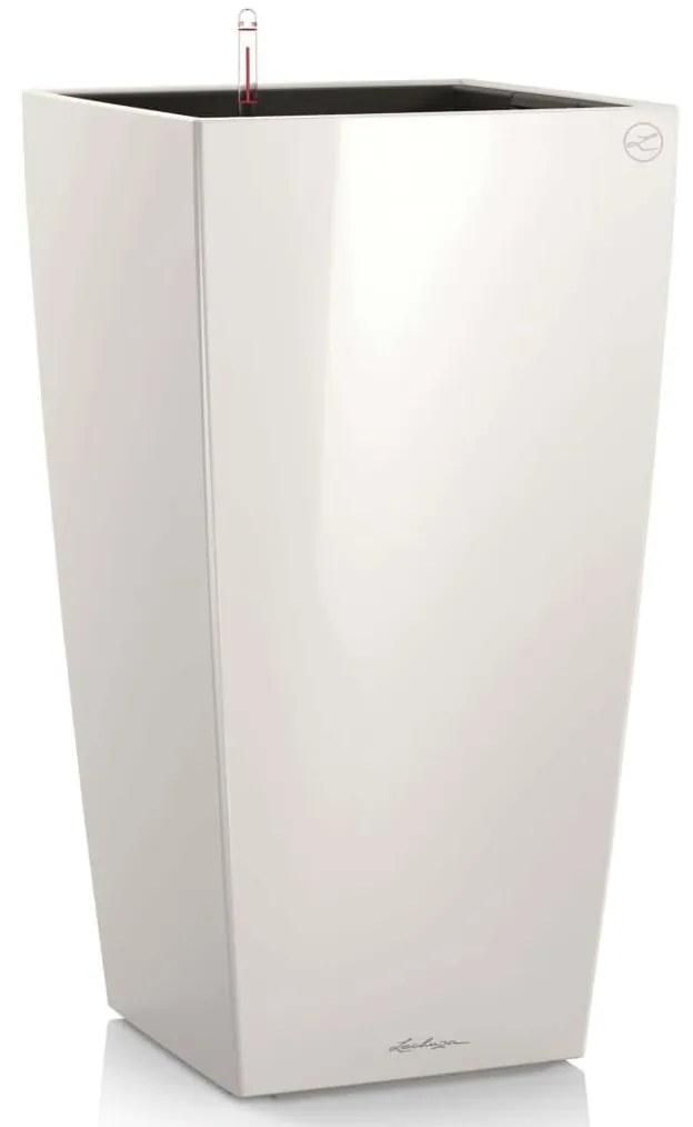 LECHUZA Γλάστρα Cubico 40 ALL-IN-ONE Γυαλιστερό Λευκό 18191