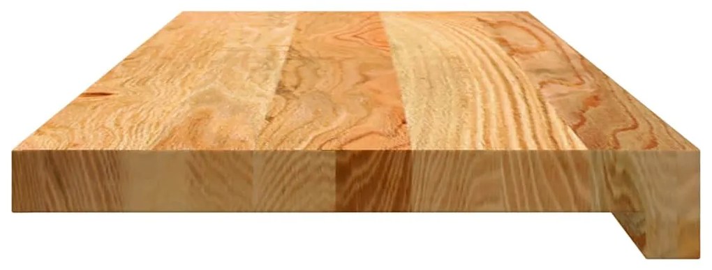 vidaXL Πατάκια Σκάλας 4 τεμ. Ανοιχτό Καφέ 70x30x2 cm Ξύλο Δρυός