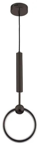Κρεμαστό Φωτιστικό Οροφής LED 13W 3000K 150x20 Axel Viokef-4295100-Μαύρο 4295100