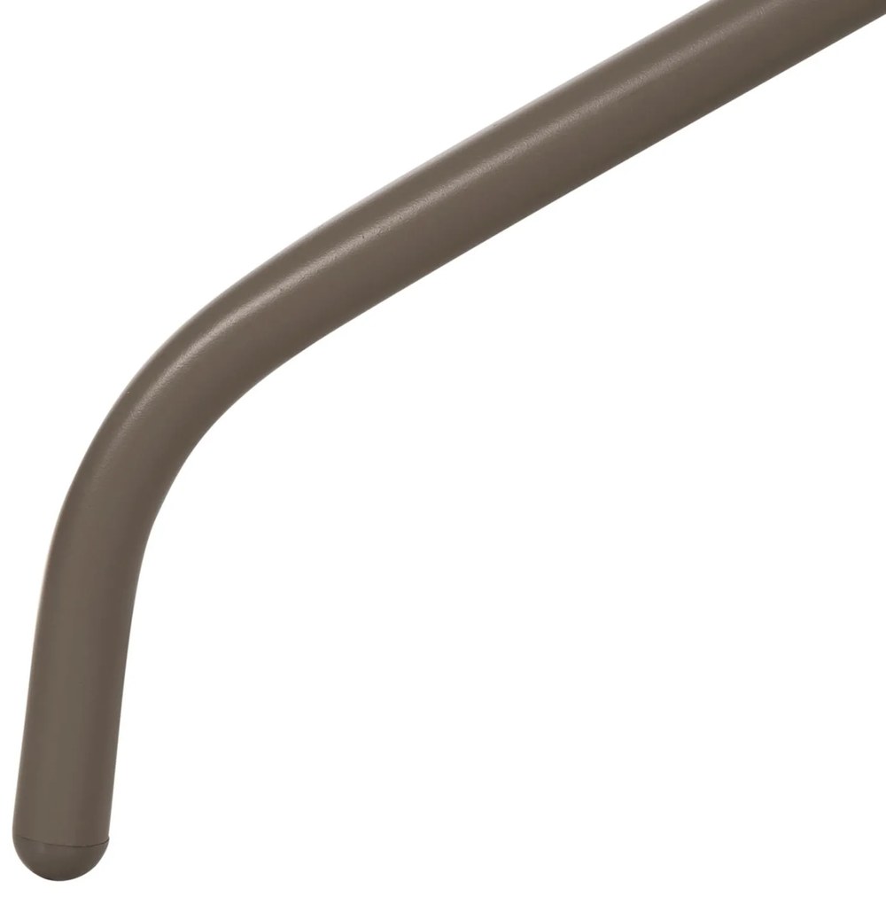 Τραπέζι FIGO Μεταλλικό Σαμπανί με Γυάλινη επιφάνεια 80x80x71Υεκ. 80x80x71 εκ.