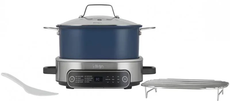 Ninja MC1101EU, 1400W, 6 λίτρα, 8 προγράμματα, Χρονοδιακόπτης, Ψυχρές λαβές και βάση, Μπλε του μεσονυκτίου