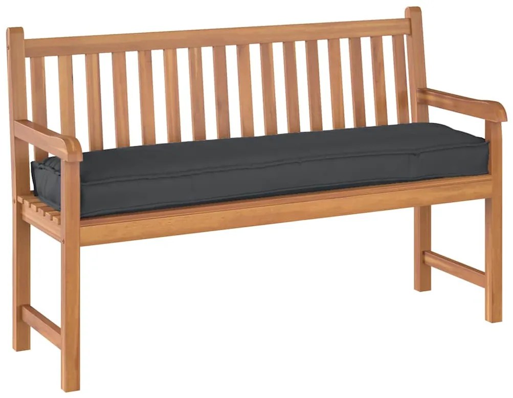 vidaXL Μαξιλάρι παλέτας για πάγκο Μαύρο 150 x 40 x 8 εκ. Ύφασμα Oxford