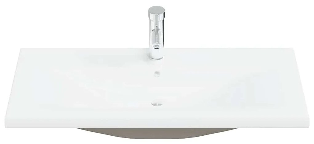 vidaXL Σετ Επίπλων Μπάνιου 4Τεμαχίων Παλιό Ξύλο από Επεξεργασμένο Ξύλο