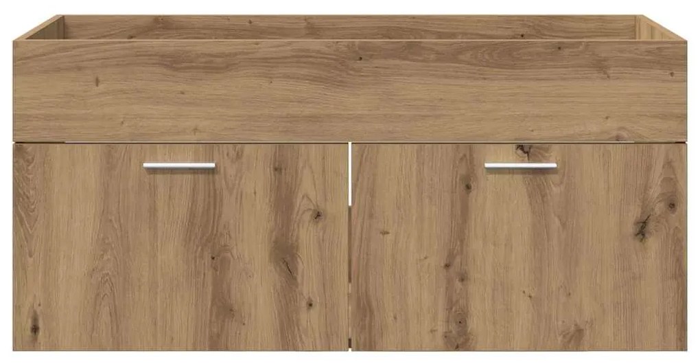 vidaXL Ντουλάπι νιπτήρα Επιτοίχιο Artisan Oak 38,5 x 100 x 46 εκ.