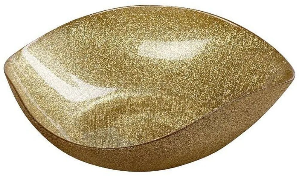 Διακοσμητικό Μπωλ Magic DAC1833 20cm Gold Espiel Glass