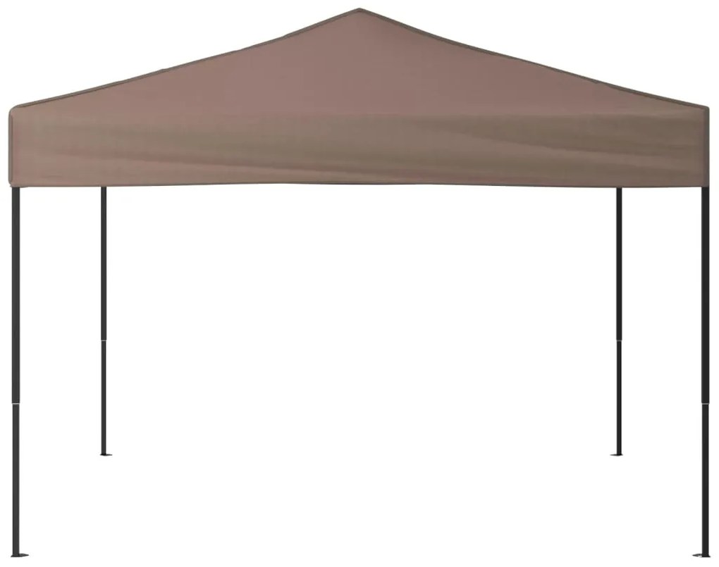 vidaXL Τέντα Εκδηλώσεων Πτυσσόμενη Taupe 3 x 3 μ.