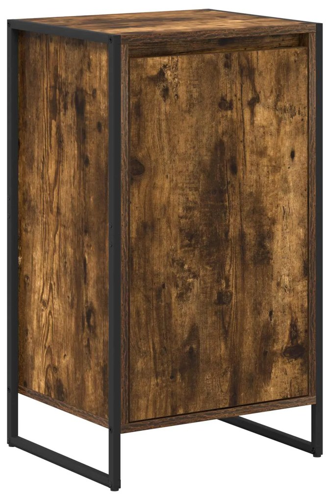 vidaXL Πλαϊνό γραφείο Καπνιστό Δρύς 43 x 36 x 75,5 εκ.