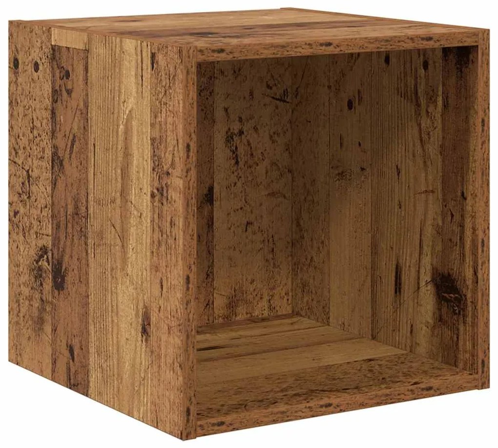 vidaXL Σετ επίπλου τηλεόρασης 4 pcs Παλιό Ξύλο Επεξεργασμένο ξύλο