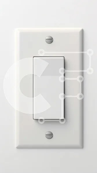 Intra Συλλεκτικό Ξύλινο Παζλ Plywood  4mm - Μινιμαλιστικός διακόπτης λευκού φωτός στον τοίχο Σε Ξύλινο Κουτί - Διαστάσεις: 10x10 cm – 25 κομμάτια